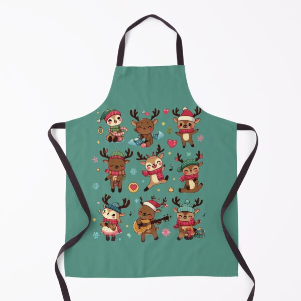 Item preview, Cute Reindeers Dancing Winter Style designed and sold by KTGim.