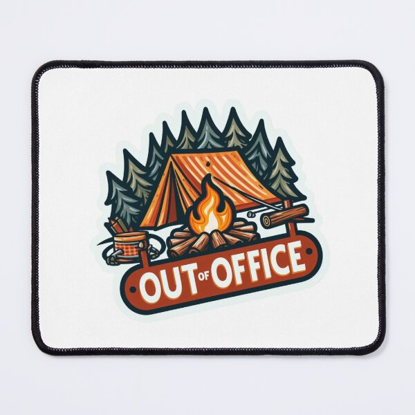 Item preview, Out of Office Camping designed and sold by RnBProducts.
