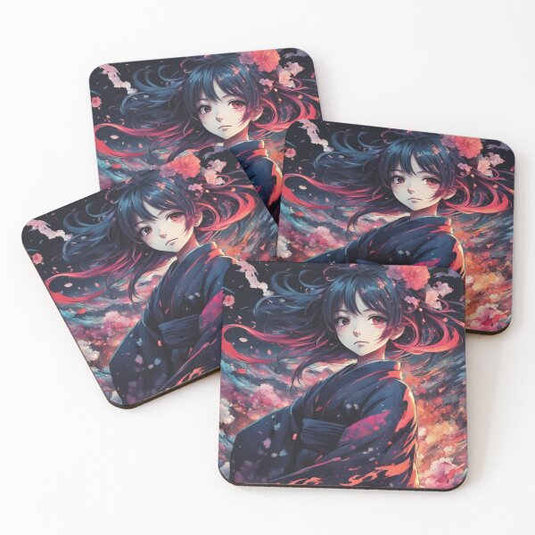 Item preview, Anime Girl, Digital Painting, Floral, Winds designed and sold by Burn-Ego.