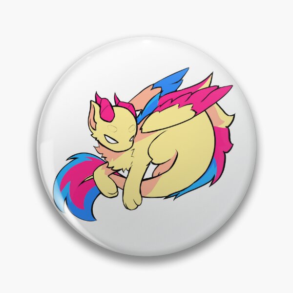 Item preview, Pansexual Pride Fluffy Dragon designed and sold by RottingAstray.