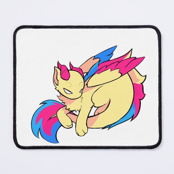 Item preview, Pansexual Pride Fluffy Dragon designed and sold by RottingAstray.