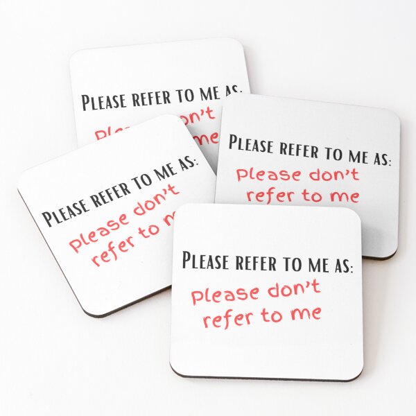 Item preview, Pronouns: Please don't refer to me designed and sold by EmberlyDawn.
