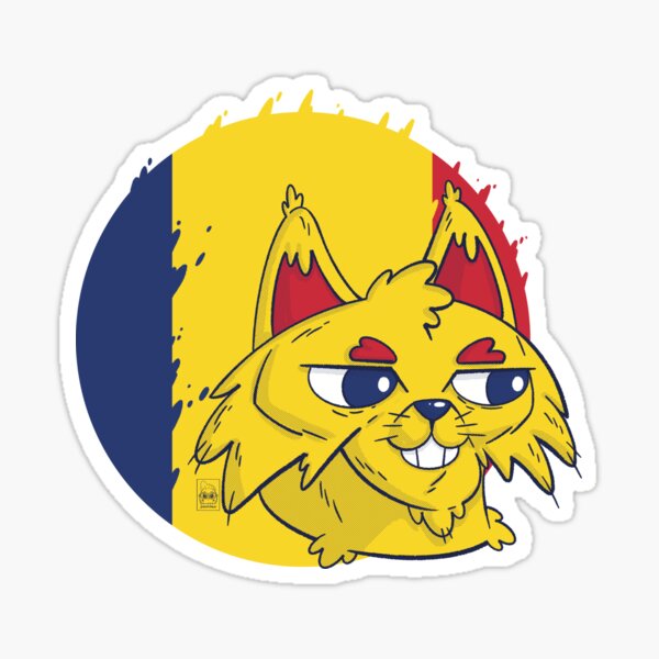 Romania Lynx Sticker