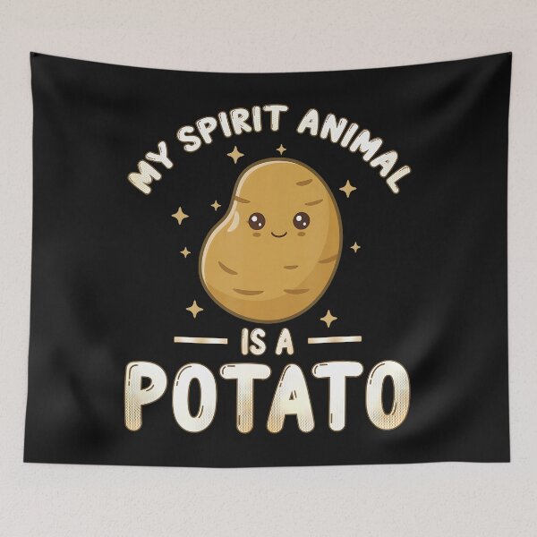 Item preview, Vegan Vegetarian Day Potato Day My Spirit Animal Is A Potato designed and sold by EmGai TocXanh.