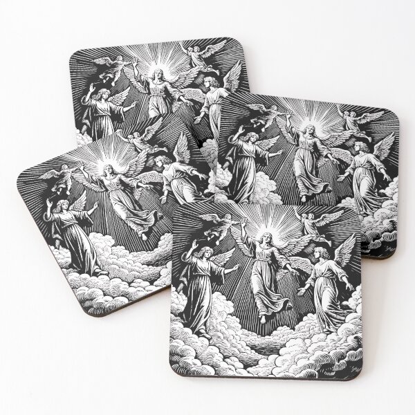 Item preview, Holy Angels Above the Clouds designed and sold by musa ibrahim kılıç.