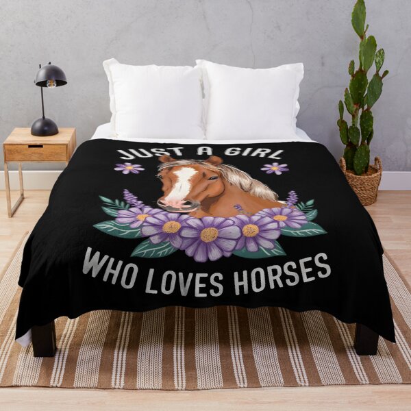 Item preview, just a girl loves horses designed and sold by VerdePlantTees.