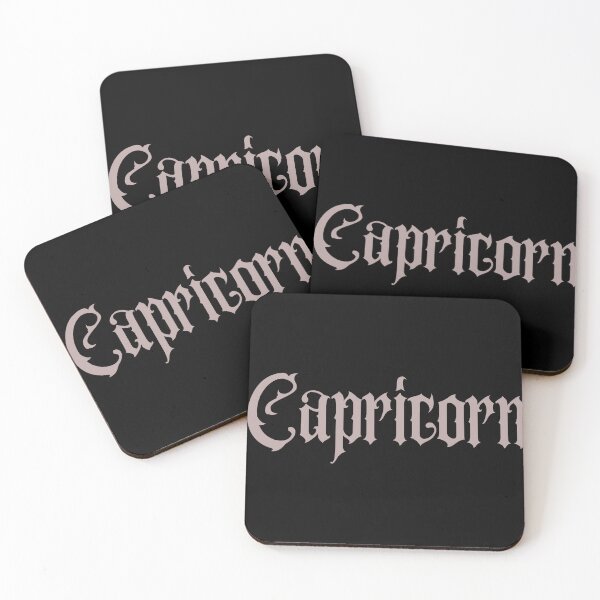 Item preview, Gothic Capricorn Zodiac Sign designed and sold by Hellofriendco.