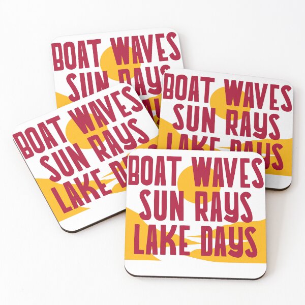 Item preview, Boat Waves, Sun Rays, Lake Days designed and sold by 87-Aesthetics.