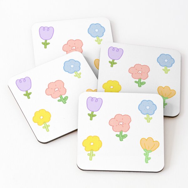 Item preview, Hand-drawn cute flowers sketches colourful designed and sold by Lao Lou.