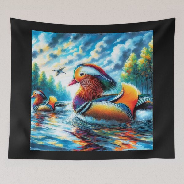 Item preview, Mandarin Duck pato mandarim designed and sold by Helios Be. Lavsh.