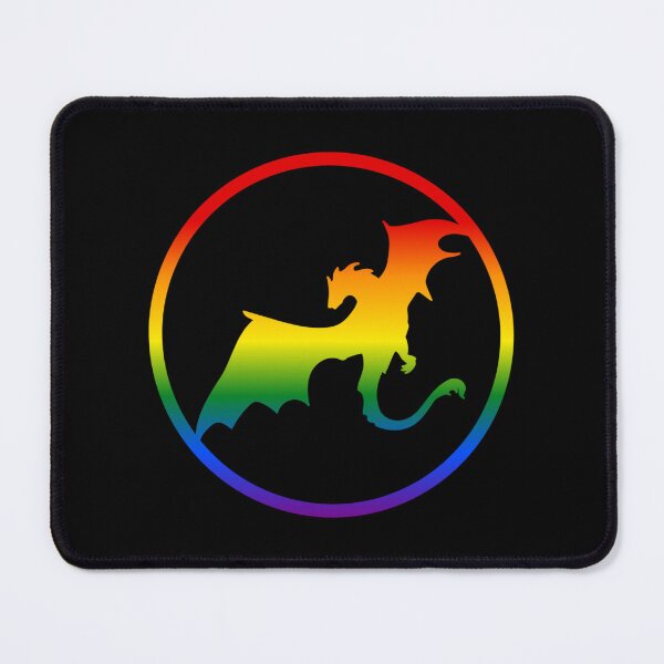 Item preview, Flying Dragon Classic Flag Graphic, Flying Dragon rainbow graphic, Flying Dragon Graphic, LGBTQ Flying Dragon Graphic, designed and sold by PrideBeProud.