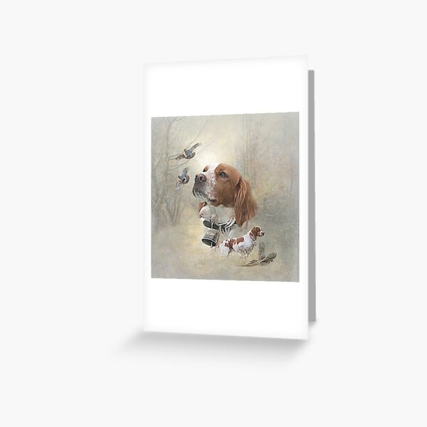 Item preview, French Brittany Spaniel  designed and sold by TammyHunterArt.