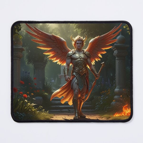 Item preview, Male cherubim with a flaming sword guard the entrance to Adam and Eve Garden designed and sold by Itzjustlife.