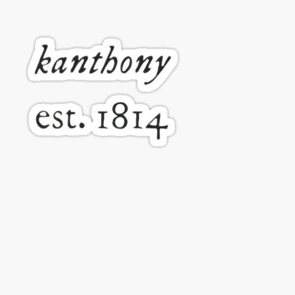 Aperçu de l'œuvre kanthony est. 1814 autocollant bridgerton créée et vendue par PurpleAnna.