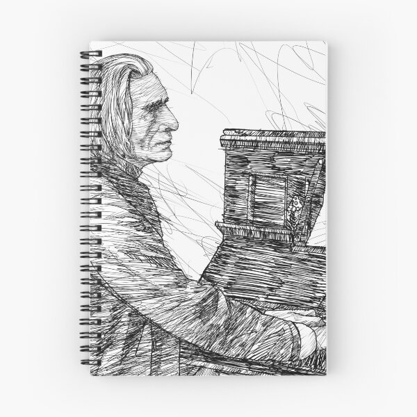 Item preview, FRANZ LISZT - ink portrait .1 designed and sold by lautir.