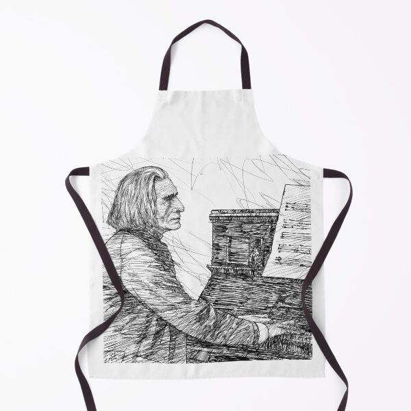 Item preview, FRANZ LISZT - ink portrait .1 designed and sold by lautir.