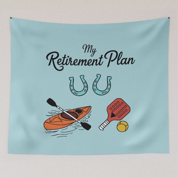 Item preview, My Retirement Plan - Horses, Kayaking, and Pickleball designed and sold by VerdePlantTees.