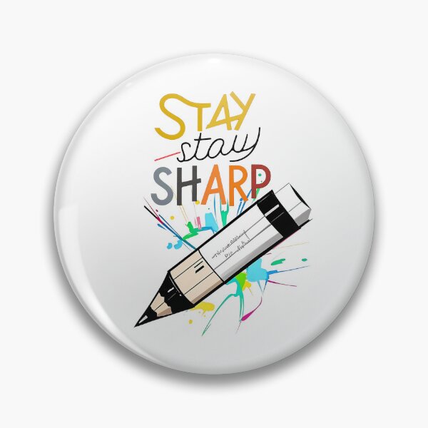Item preview, Stay Sharp Pencil with our Fun Design T-Shirt designed and sold by WitMeme.