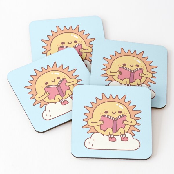 Item preview, Cute Sun Reading A Book On A Cloud designed and sold by rustydoodle.