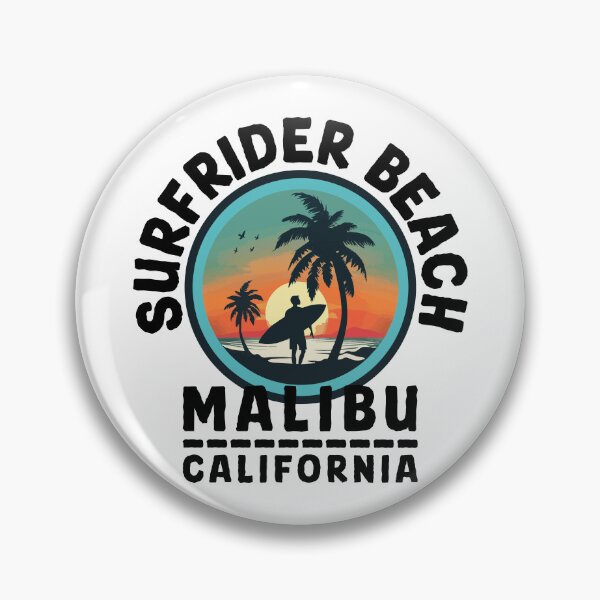 Item preview, Surfrider Beach - Malibu California (with Black Lettering) designed and sold by VelvetRoom.