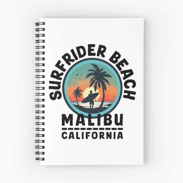 Item preview, Surfrider Beach - Malibu California (with Black Lettering) designed and sold by VelvetRoom.