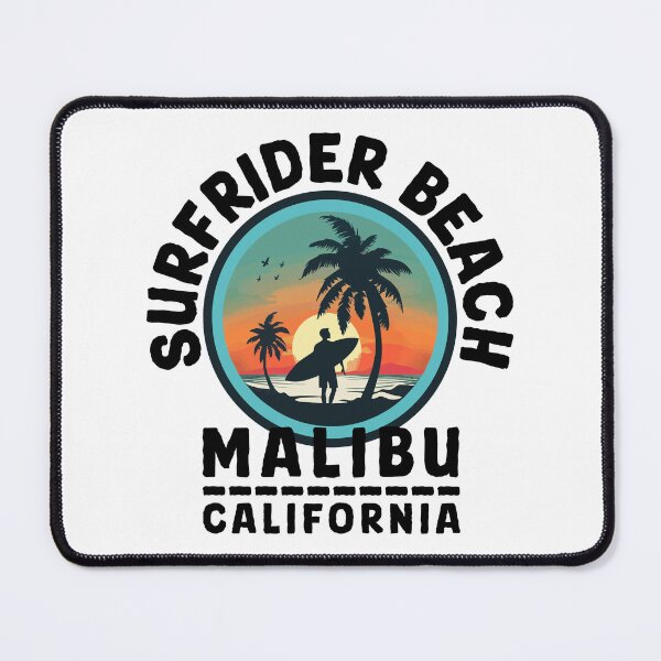 Item preview, Surfrider Beach - Malibu California (with Black Lettering) designed and sold by VelvetRoom.