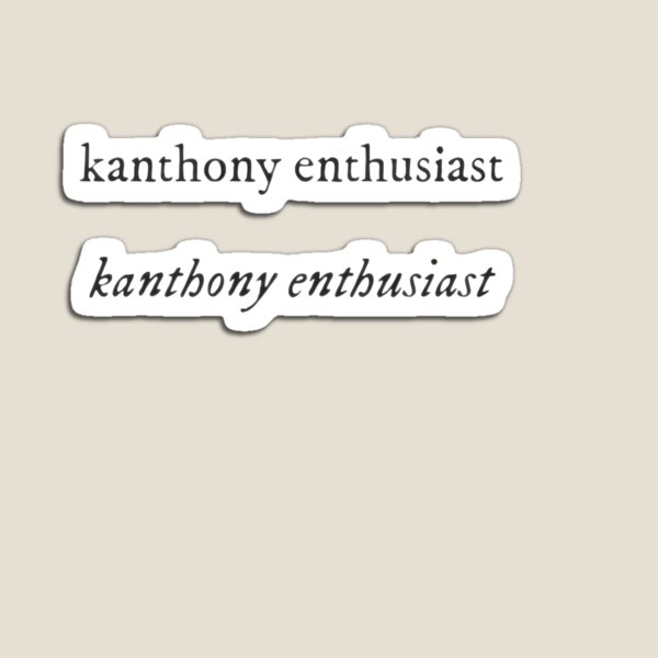 Aperçu de l'œuvre autocollant passionné de kanthony bridgerton créée et vendue par PurpleAnna.