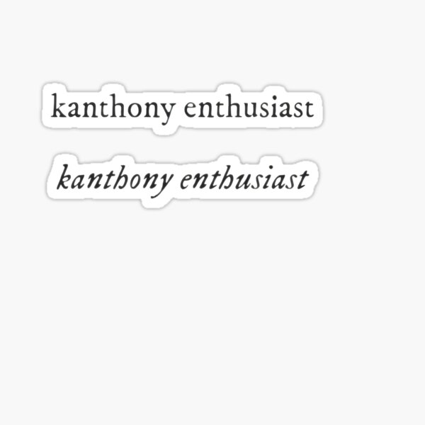Aperçu de l'œuvre autocollant passionné de kanthony bridgerton créée et vendue par PurpleAnna.