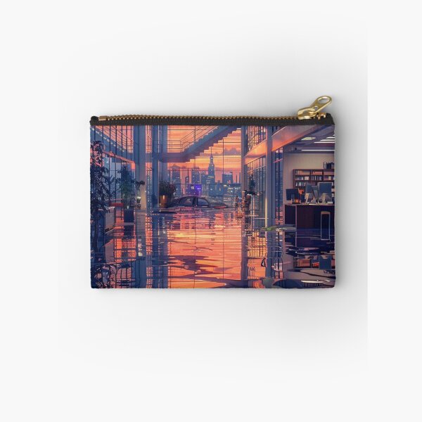 Item preview, Stunning Sunset Reflection in Modern Office designed and sold by boldendarrions.