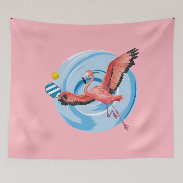 Artikelvorschau, Pickleball Flamingo entworfen und verkauft von VerdePlantTees.