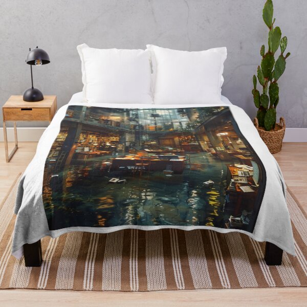 Item preview, Cozy Vintage Office with Water Reflection designed and sold by boldendarrions.