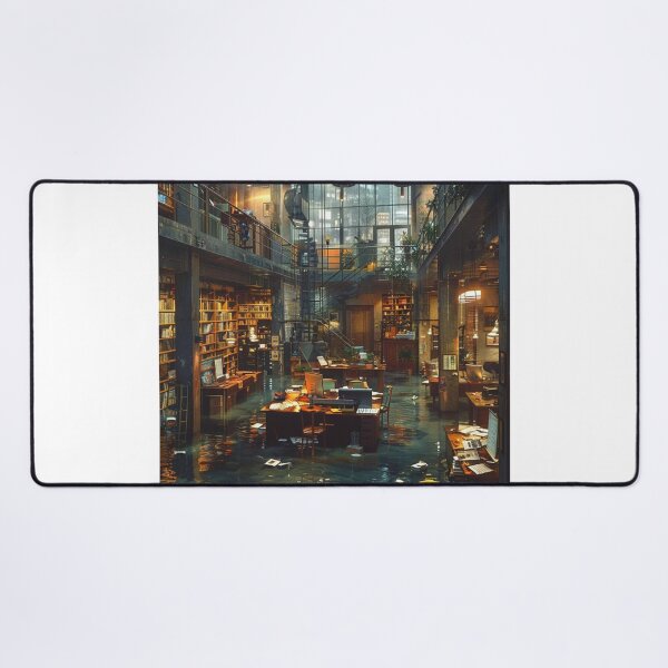 Item preview, Cozy Vintage Office with Water Reflection designed and sold by boldendarrions.