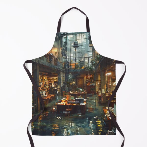 Item preview, Cozy Vintage Office with Water Reflection designed and sold by boldendarrions.