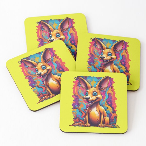 Item preview, Vibrant Kangaroo Graffiti Art designed and sold by pUNKnown.