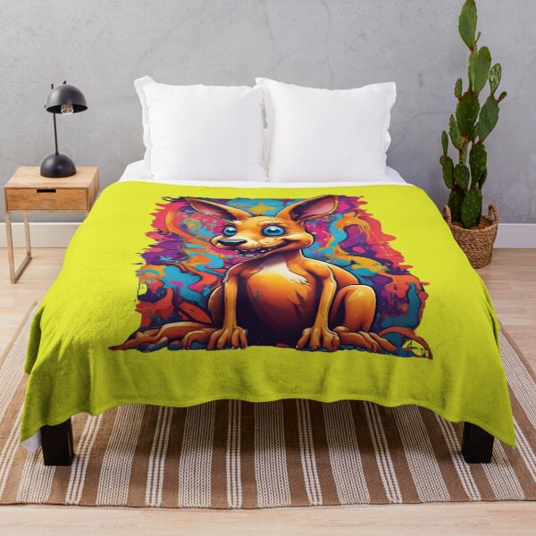 Item preview, Vibrant Kangaroo Graffiti Art designed and sold by pUNKnown.