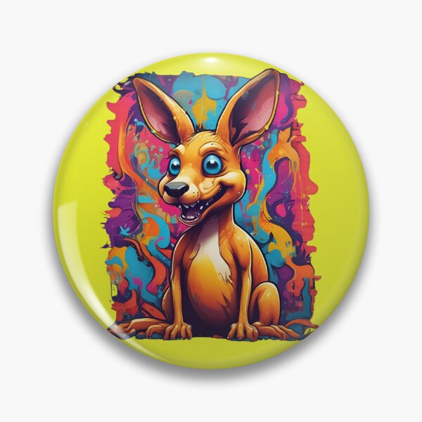 Item preview, Vibrant Kangaroo Graffiti Art designed and sold by pUNKnown.