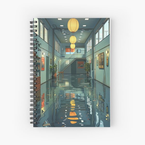 Item preview, Serene and Modern Office with Water Reflection designed and sold by boldendarrions.