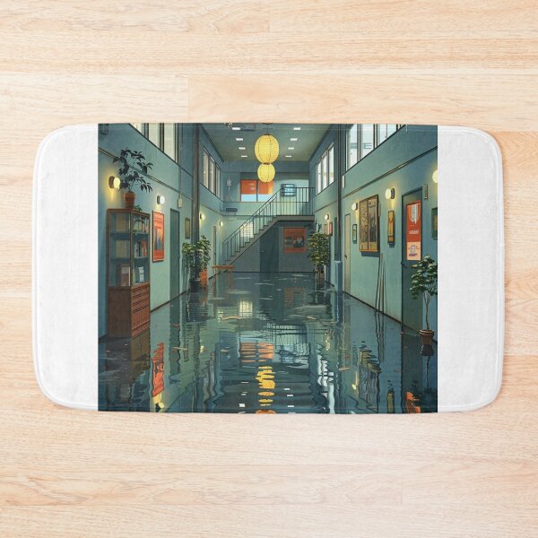 Item preview, Serene and Modern Office with Water Reflection designed and sold by boldendarrions.