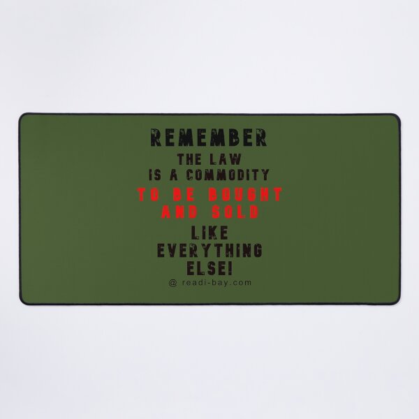 Item preview, The Law Is A Commodity- For Sale designed and sold by alien almanac.