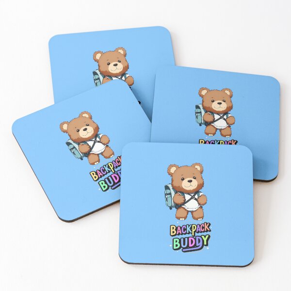 Item preview, Backpack Buddy with A Cute Bear Fun Design T-Shirt designed and sold by WitMeme.