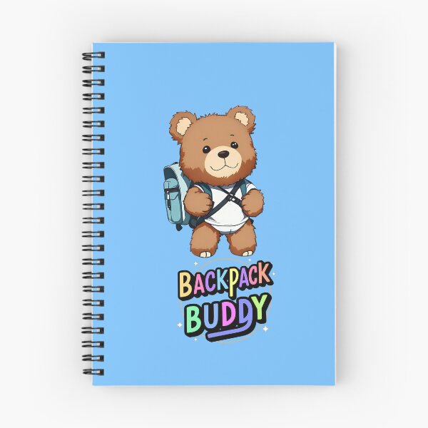 Item preview, Backpack Buddy with A Cute Bear Fun Design T-Shirt designed and sold by WitMeme.