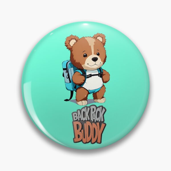 Item preview, Backpack Buddy with A Cute Bear Fun Design T-Shirt designed and sold by WitMeme.