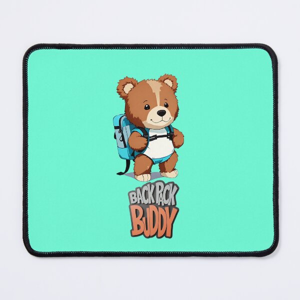 Item preview, Backpack Buddy with A Cute Bear Fun Design T-Shirt designed and sold by WitMeme.