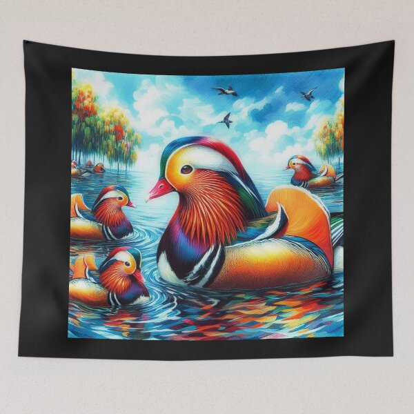 Item preview, Mandarin Duck pato mandarim v3 designed and sold by Helios Be. Lavsh.
