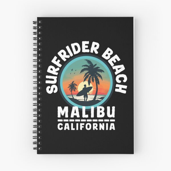 Item preview, Surfrider Beach - Malibu California (with White Lettering) designed and sold by VelvetRoom.