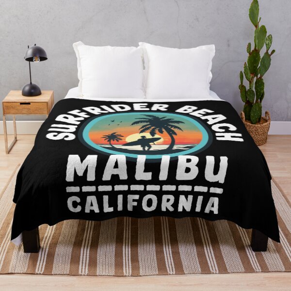 Item preview, Surfrider Beach - Malibu California (with White Lettering) designed and sold by VelvetRoom.