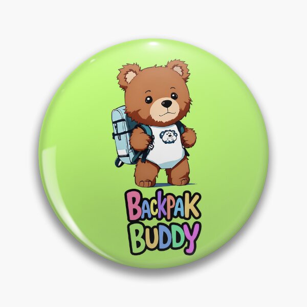 Item preview, Backpack Buddy with A Cute Bear Fun Design T-Shirt designed and sold by WitMeme.