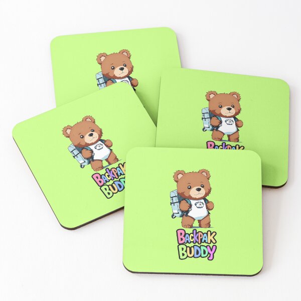 Item preview, Backpack Buddy with A Cute Bear Fun Design T-Shirt designed and sold by WitMeme.