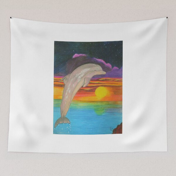Item preview, dolphin on the sunset  designed and sold by SuperVida1986.
