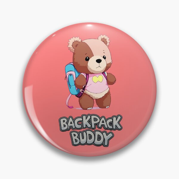 Item preview, Backpack Buddy with A Cute Bear Fun Design T-Shirt designed and sold by WitMeme.